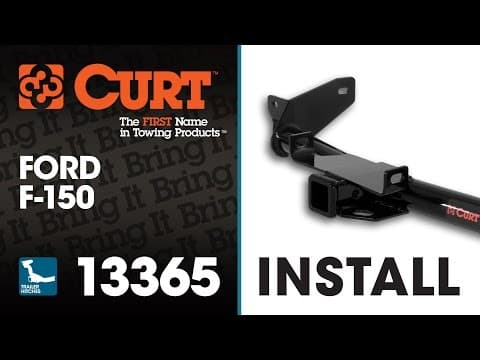 Trailer Hitch Install: CURT 13365 on Ford F-150