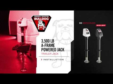 Installation: BULLDOG® 3,500lb. A-Frame Powered Jack