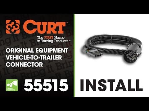 Trailer Wiring Install: CURT 55515