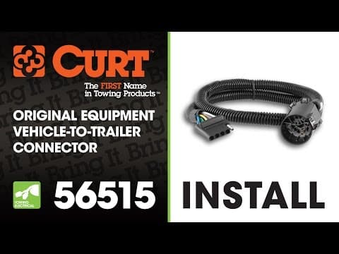 Trailer Wiring Install: CURT 56515