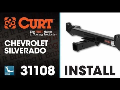 Front Mount Hitch Install: CURT 31108 on a Chevy Silverado 2500 HD