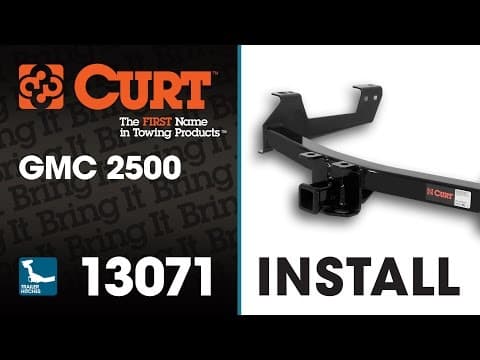 Trailer Hitch Install: CURT 13071 on a GMC 2500