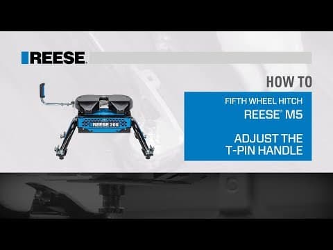 How To Adjust the T-Pin Handles on the REESE® M5