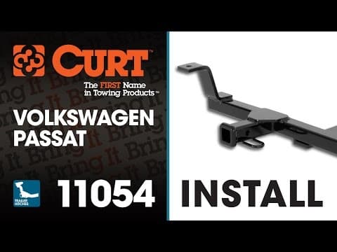 Trailer Hitch Install: CURT 11054 on a Volkswagen Passat