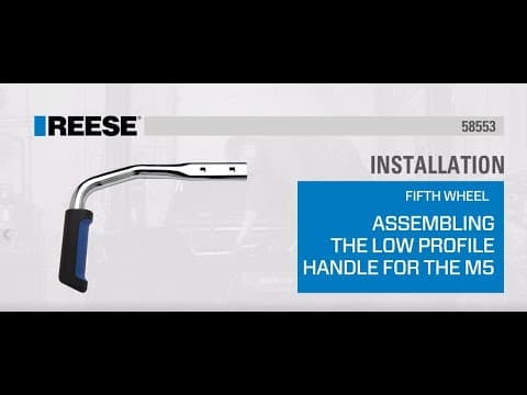 Installation: Assembling the Low Profile Handle for the REESE® M5 Fifth Wheel