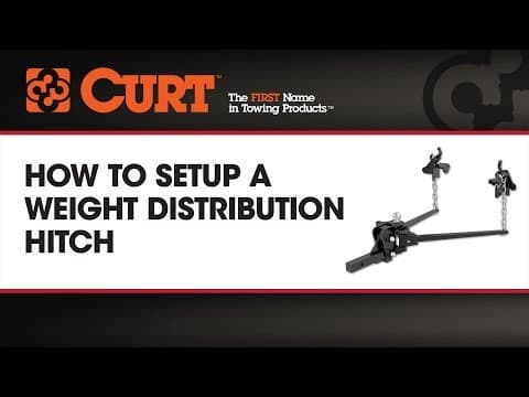 How To Set up A Weight Distribution Hitch - CURT