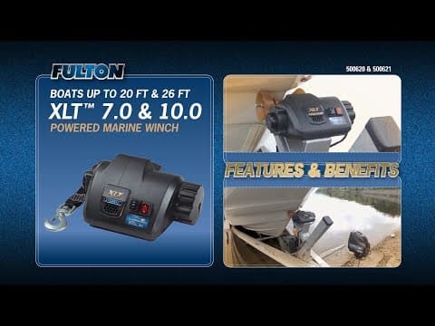 The Fulton® XLT™ Powered Marine Winch: Show Your Boat Who's Boss