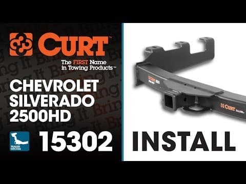 Trailer Hitch Install: CURT 15302 on Chevrolet Silverado 2500HD