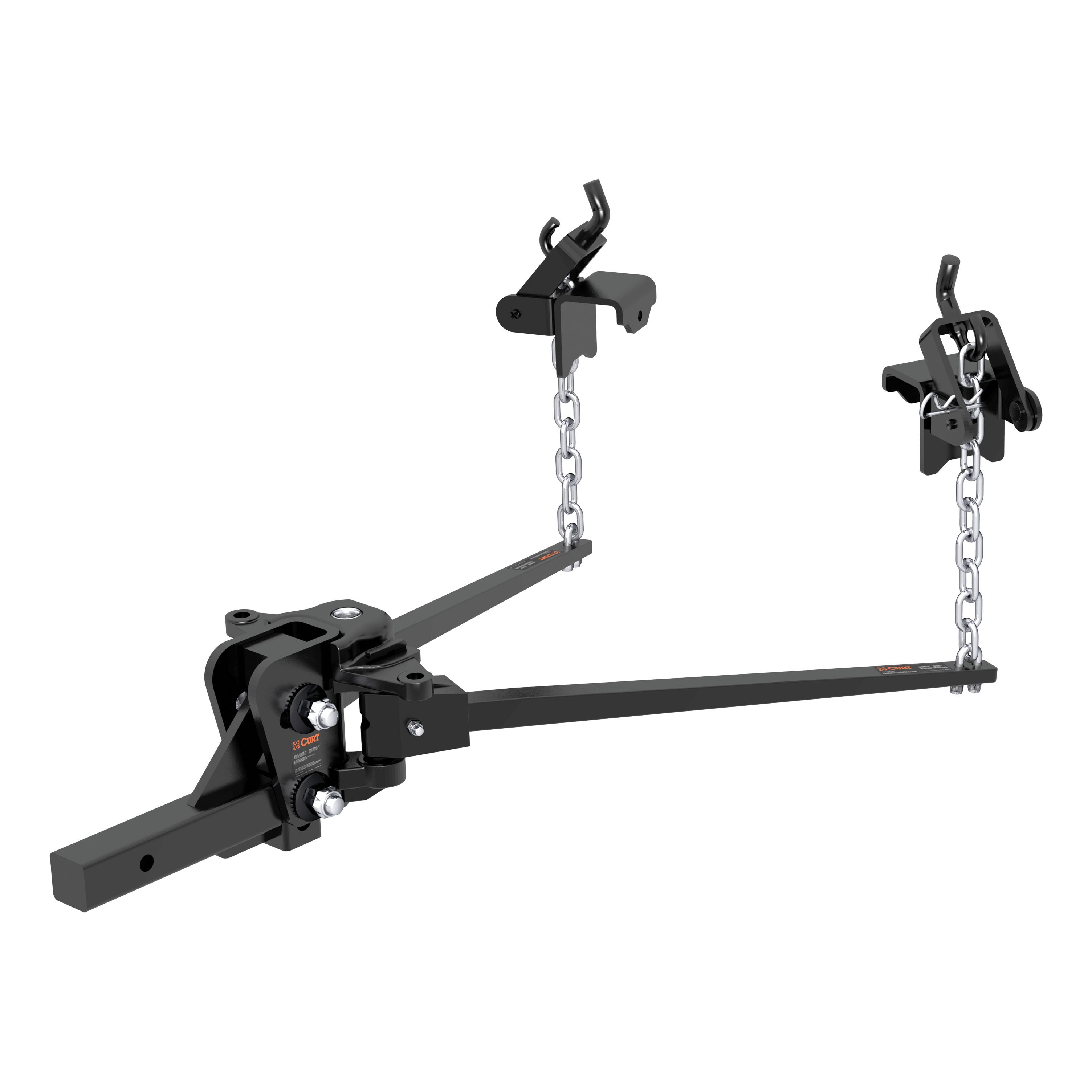 CURT Long Trunnion Bar Weight Distribution Hitch (5K - 6K lbs., 30-5/8" Bars) - CURT 17300 - Image 1