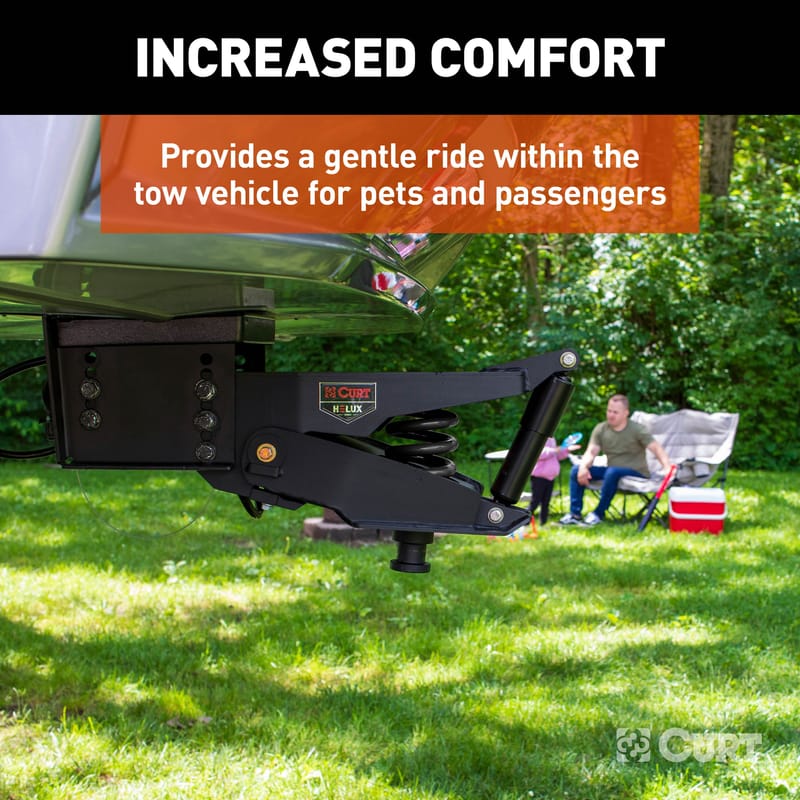 CURT Helux Coil-Spring 5th Wheel Pin Box, 6,000 lbs. Pin Weight, 24,000 lbs. Capacity - CURT 2024044572 - Image 4