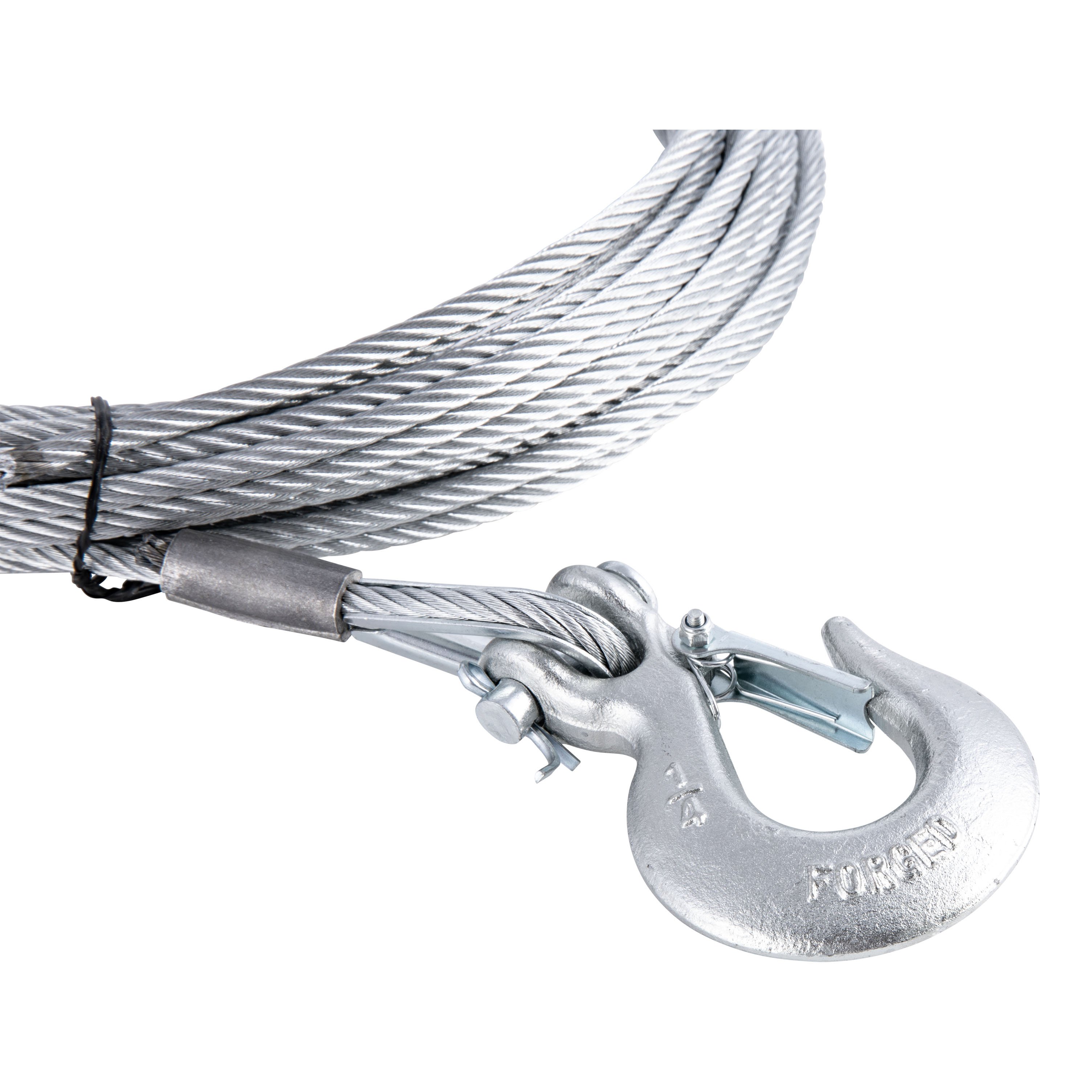 CURT 25' Winch Cable with Snap Hook (4,200 lbs.) - CURT 29460 - Image 2
