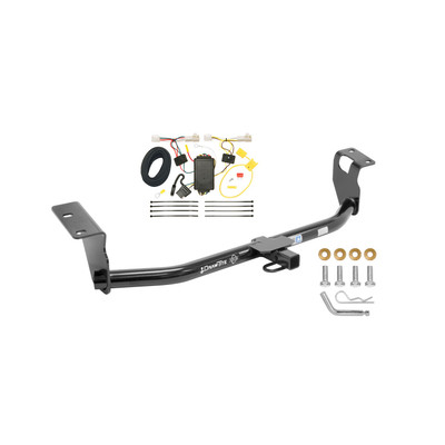 2009-2013 Toyota Corolla Draw-tite Class 1 Trailer Hitch, 1-1/4 Inch Square Receiver Bundle w/ Plug-n-Play T-One Wiring Harness