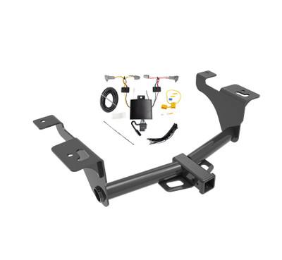 2020-2024 Subaru Legacy SedanDraw-Tite Class 3 Trailer Hitch, 2 Inch Square Receiver Bundle w/ Plug-n-Play T-One Wiring Harness