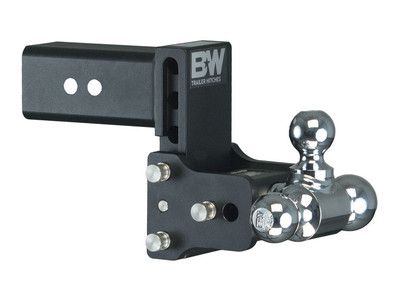 B&W 21K 4-1/2" Drop 4" Rise ( 1-7/8" , 2-5/16" Balls) Adjustable Ball Mount Hitch For 3" Recievers  TS30048B