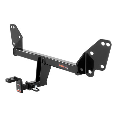 CURT 119003 Class 1 Hitch with Ball Mount, 1-1/4-In, Fascia Trimming, Fits Select Chevrolet Camaro, Cadillac CTS