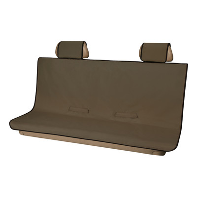 CURT 18522 Seat Defender 58-Inch x 63-Inch Brown Waterproof Universal Extra-Large Bench Truck Seat Cover Protector