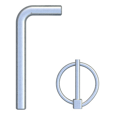 CURT 19251 Replacement Gooseneck Safety Chain Anchor Pins, Fits 60691