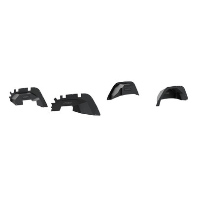 ARIES 2500650 Black Aluminum Front and Rear Jeep Wrangler JL Inner Fender Liner Wheel Well Guard Covers
