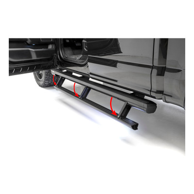 ARIES 3048326 ActionTrac 87.6-Inch Retractable Powered Running Boards, Fits Select Ford F-150 Crew Cab