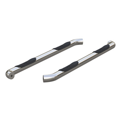 ARIES 209018-2 3-Inch Round Polished Stainless Steel Nerf Bars, No-Drill, Fits Select Nissan Equator, Frontier