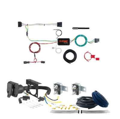 14 - 24 Infiniti Q50 Excluding Sport CURT Trailer Brake Controller 7-Way Upgrade Kit  7WK1485
