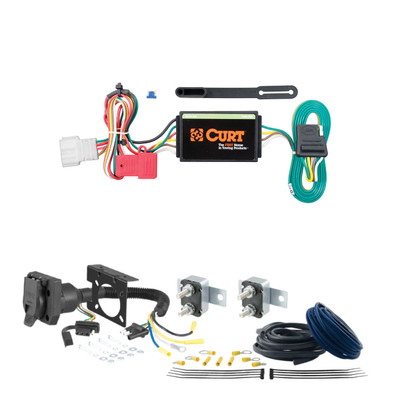11 - 15 Chevrolet Cruze Sedan, excluding diesel CURT Trailer Brake Controller 7-Way Upgrade Kit  7WK335