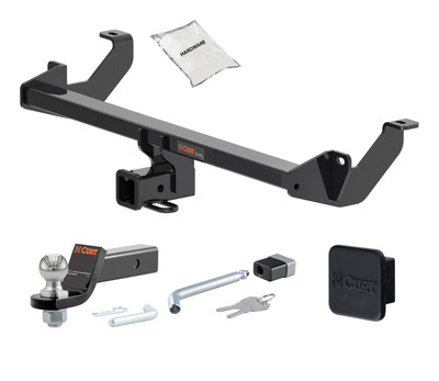 19 - 20 Buick Envision 2in. CURT Trailer Hitch + Ball Mount + Cover + Lock Kit HWA193