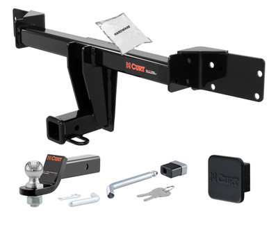 15 - 20 Mercedes-Benz GLA250 2in. CURT Trailer Hitch + Ball Mount + Cover + Lock Kit HWA1885