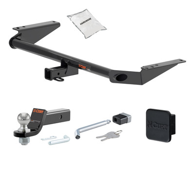 17 - 21 Chrysler Pacifica Excluding hybrid 2in. CURT Trailer Hitch + Ball Mount + Cover + Lock Kit HWA642