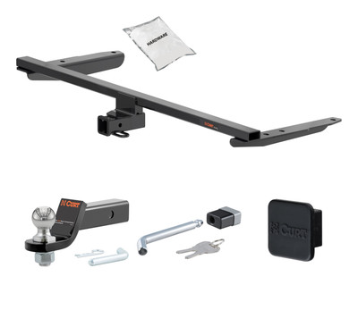 18 - 24 HONDA Odyssey 2in. CURT Trailer Hitch + Ball Mount + Cover + Lock Kit HWA1371