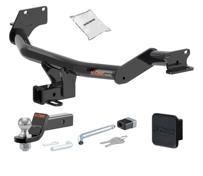 20 - 24 Hyundai Palisade 2in. CURT Trailer Hitch + Ball Mount + Cover + Lock Kit HWA1431