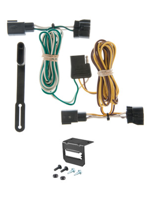 95-01 Dodge Ram 1500  Excluding factory receiver CURT 4-flat Plug and Play Trailer Wiring