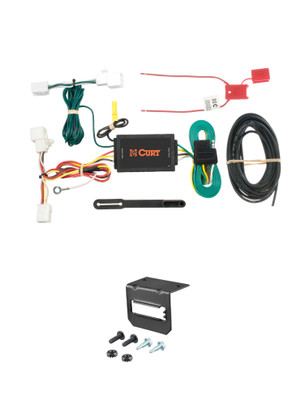 06-10 Mazda 5 Sport only CURT 4-flat Plug and Play Trailer Wiring
