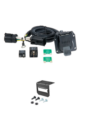 97-03 Ford F-150  Excluding factory receiver (built after 8/5/05) CURT 7-way Plug and Play Trailer Wiring