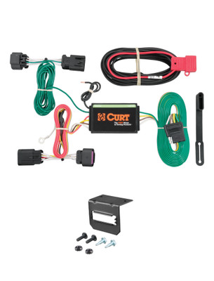 14-24 RAM ProMaster 2500 CURT 4-flat Plug and Play Trailer Wiring