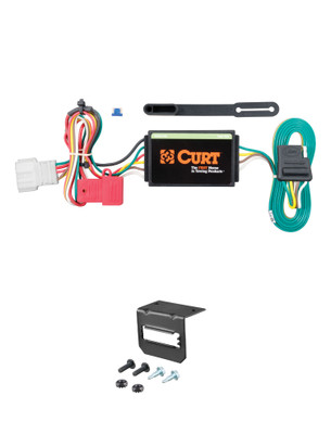 13-15 HONDA Crosstour CURT 4-flat Plug and Play Trailer Wiring