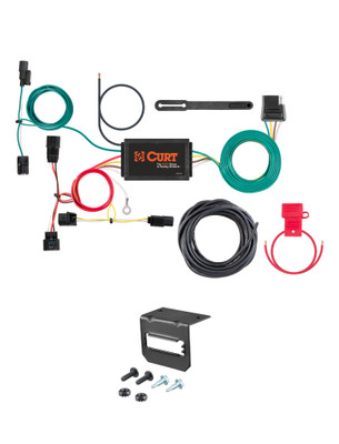15-20 HONDA Fit CURT 4-flat Plug and Play Trailer Wiring