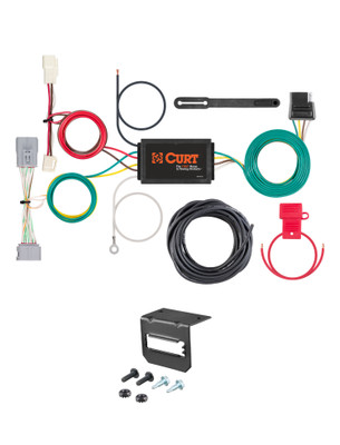 17-22 Toyota Prius Prime CURT 4-flat Plug and Play Trailer Wiring