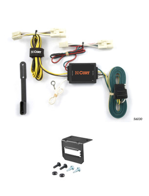 04-06 Scion xB CURT 4-flat Plug and Play Trailer Wiring