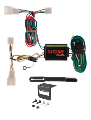 02-06 Toyota Camry CURT 4-flat Plug and Play Trailer Wiring