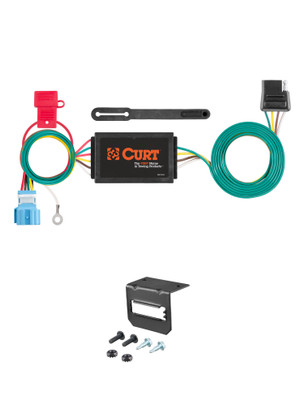 18-23 HONDA Odyssey CURT 4-flat Plug and Play Trailer Wiring