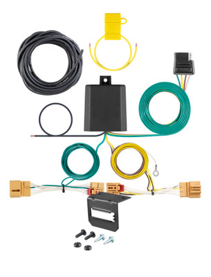 18-19 Volkswagen Golf R CURT 4-flat Plug and Play Trailer Wiring