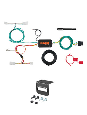 16-16 Scion iM CURT 4-flat Plug and Play Trailer Wiring