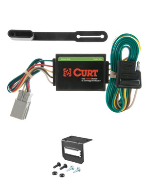 03-08 HONDA Pilot CURT 4-flat Plug and Play Trailer Wiring