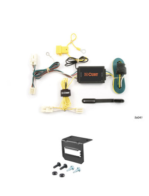 09-14 Hyundai Genesis 5.0 CURT 4-flat Plug and Play Trailer Wiring