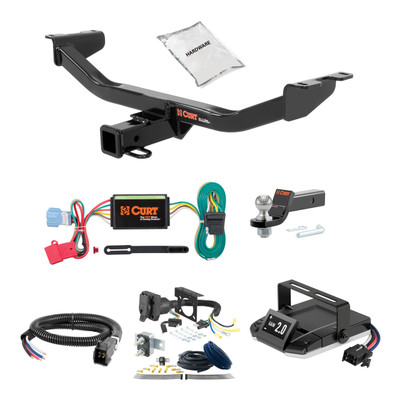 13-18 Acura RDX  1.25 CURT Trailer Hitch + Assure Proportional Brake Controller Kit HBCW13