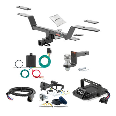 04-08 Audi S4  Excluding convertible 1.25 CURT Trailer Hitch + Assure Proportional Brake Controller Kit HBCW71