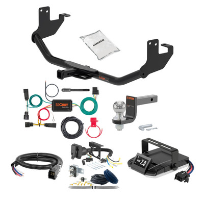08-17 Buick Enclave 2 CURT Trailer Hitch + Assure Proportional Brake Controller Kit HBCW186