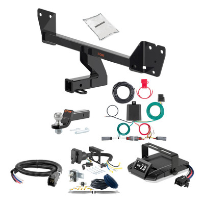 20-24 Buick Encore GX Excluding hands free liftgate 1.25 CURT Trailer Hitch + Assure Proportional Brake Controller Kit HBCW189