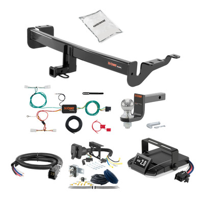 16-16 Scion iA 1.25 CURT Trailer Hitch + Assure Proportional Brake Controller Kit HBCW2239